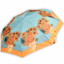 Дамски чадър за дъжд Слънчогледите на Ван Гог, автоматичен