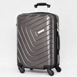 Куфар за ръчен багаж ABS със свалящи се колелца 55/37/24 см сив