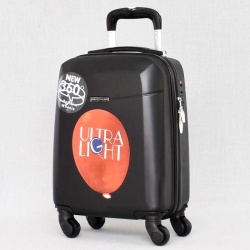 Куфар за ръчен багаж 50/30/20 см със свалящи се колелца 40/30/20 см черен