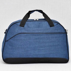 Пътна чанта от здрав водонепропусклив плат 53/33/20 см синя