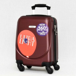 Куфар за ръчен багаж 46/30/20 см със свалящи се колелца 40/30/20 см червен