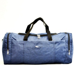 Пътни чанти: Сак за багаж, евтин и голям, пътна чанта 32/70/28 см, с много външни джобове, син