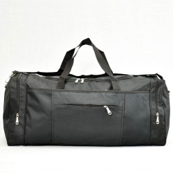Сакове: Сак за багаж, евтин и голям, пътна чанта 32/70/28 см, с много външни джобове, черен
