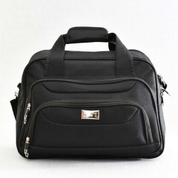 Пътна чанта за ръчен багаж за RAYANAIR и WIZZAIR,  43/30/18 см, черна