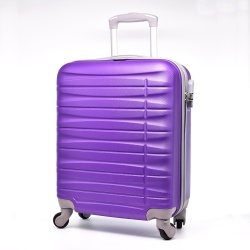 Куфар за ръчен багаж  55/40/20 см. за RAYANAIR и WIZZAIR, лек, със свалящи се колелца, лилав