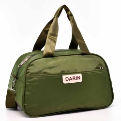 Чанта за ръчен багаж 36/23/20 см, с къса и дълга дръжка зелена