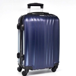 Куфар за ръчен багаж 55/40/20 см със свалящи се колелца 50/40/20 см тъмно син