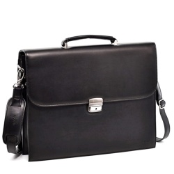 Бизнес чанта от висококачествена еко кожа класически модел