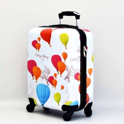 Куфар за ръчен багаж Балони 55/40/20 см. за RAYANAIR и WIZZAIR  твърд, с колелца