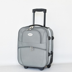 Куфар на колелца за ръчен багаж Wizz Air 41/31/16 с телескопична дръжка сив