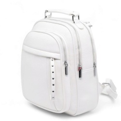 Дамска раница/чанта от висококачествена еко кожа с две отделения топ модел бяла