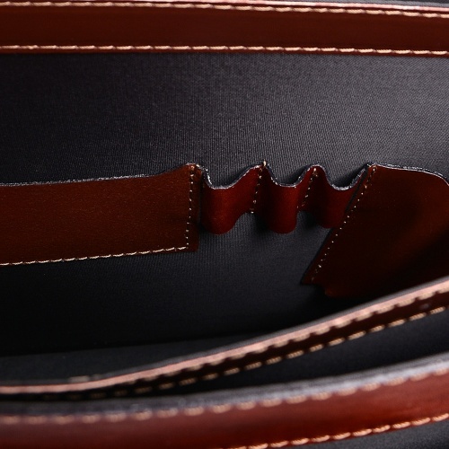 Мъжка бизнес чанта 100% естествена лицева кожа дизайн Италия черна