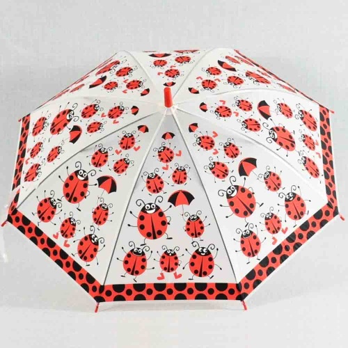 Детски чадър за дъжд Калинки, със свирка, 8 ребра