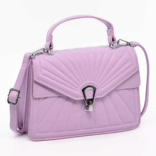 Малка дамска чанта за през рамо стилен модел лилава