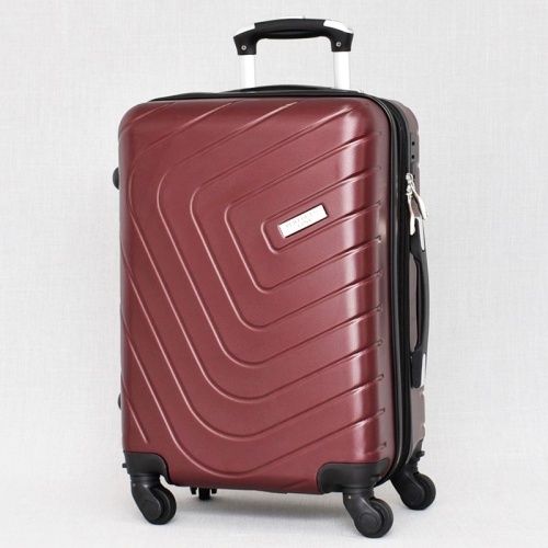 Куфар за ръчен багаж ABS със свалящи се колелца 55/37/24 см бордо