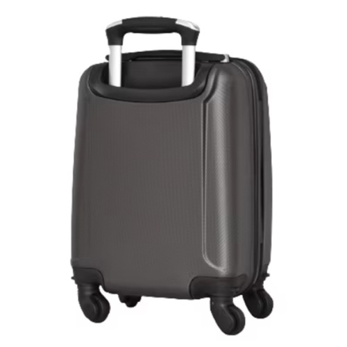 Куфар за ръчен багаж 46/30/20 см със свалящи се колелца 40/30/20 см тъмно сив