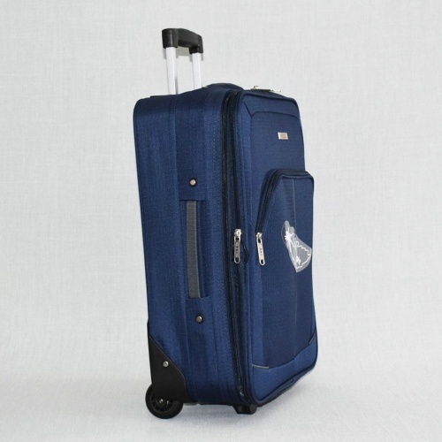 Куфар на колелца за ръчен багаж Wizz Air и Ryanair 55/40/20+5 с телескопична дръжка тъмно