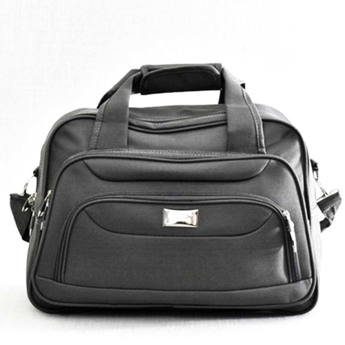 Пътна чанта за ръчен багаж за RAYANAIR и WIZZAIR,  43/30/18 см, сиво-зелена
