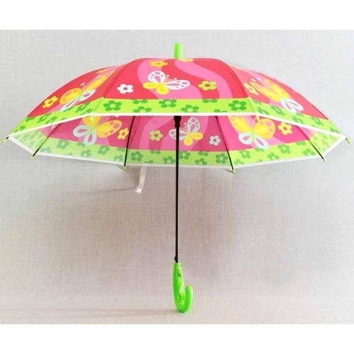 Детски чадър за дъжд със свирка, 8 ребра, за момиче