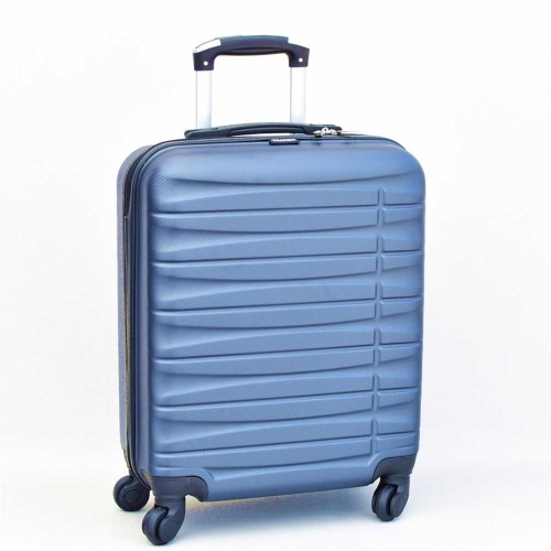 Куфар за ръчен багаж  55/40/20 см. за RAYANAIR и WIZZAIR  твърд, лек, с колелца, тъмно син