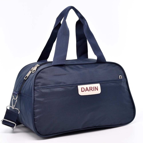 Чанта за ръчен багаж 36/23/20 см, с къса и дълга дръжка тъмно синя