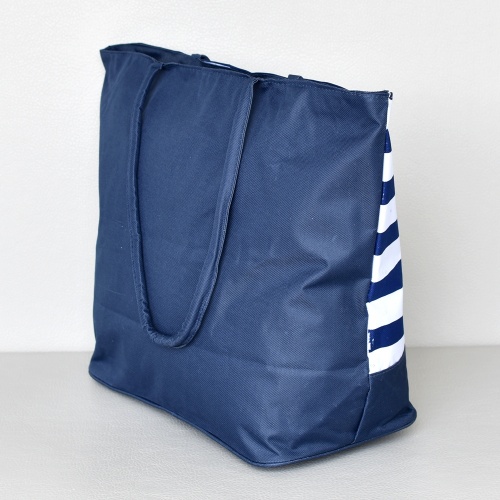 Евтина голяма плажна чанта от непромокаема текстилна материя ЛЯТО 2018