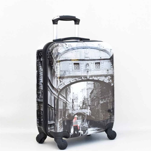 Куфар за ръчен багаж  Венеция 55/40/20 см. за RAYANAIR и WIZZAIR  твърд, лек, с колелца