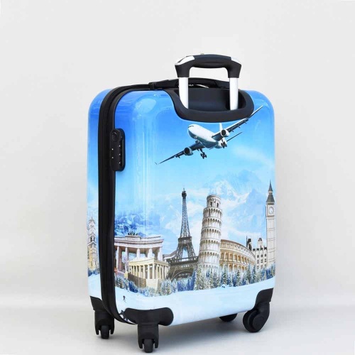 Куфар за ръчен багаж World 55/40/20 см. за RAYANAIR и WIZZAIR  твърд, лек, с колелца
