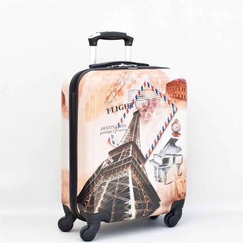 Куфар за ръчен багаж  Айфелова кула 55/40/20 см. за RAYANAIR и WIZZAIR  твърд, лек, с колелца
