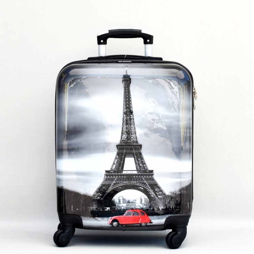 Куфар за ръчен багаж Париж 55/40/20 см. за RAYANAIR и WIZZAIR  твърд, с колелца