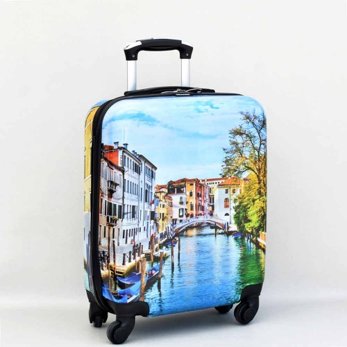 Куфар за ръчен багаж Венеция 55/40/20 см. за RAYANAIR и WIZZAIR  твърд, лек, с колелца