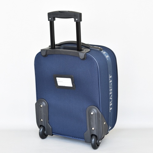 Куфар на колелца за ръчен багаж Wizz Air 46/31/16 с телескопична дръжка син