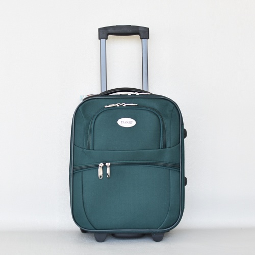 Куфар на колелца за ръчен багаж Wizz Air 46/31/16 с телескопична дръжка зелен