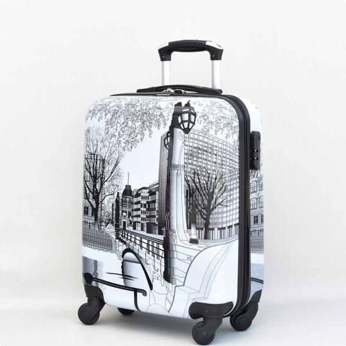 Куфар за ръчен багаж 55/40/20 см. за RAYANAIR и WIZZAIR  твърд, лек, с колелца