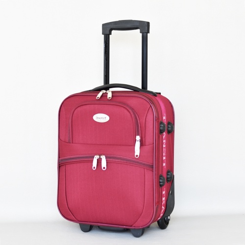 Куфар на колелца за ръчен багаж Wizz Air 41/31/16 с телескопична дръжка червен