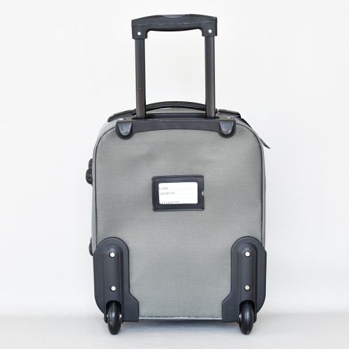 Куфар на колелца за ръчен багаж Wizz Air 46/31/16 с телескопична дръжка сив