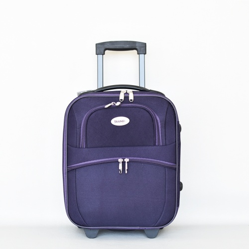 Куфар на колелца за ръчен багаж Wizz Air 46/31/16 с телескопична дръжка лилав