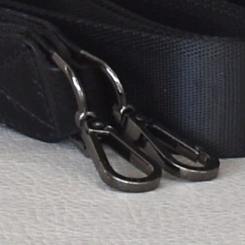 Луксозна мъжка чанта черна от естествена кожа телешки бокс с къса и дълга дръжка