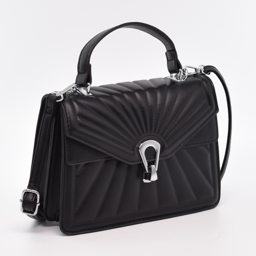 Малка дамска чанта за през рамо стилен модел черна