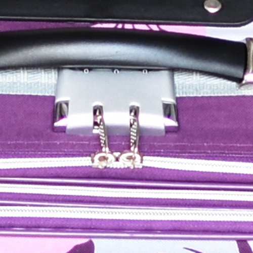Евтин куфар с колелца голям 76/48/26+5см текстилен с разширение и джобове червен